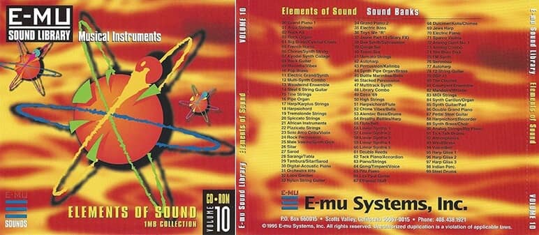 E-MU - Classic Series Vol. 10 - Elements Of Sound 1MB