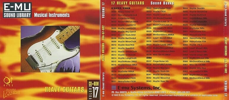 E-MU - Classic Series Vol. 17 - Heavy Guitars