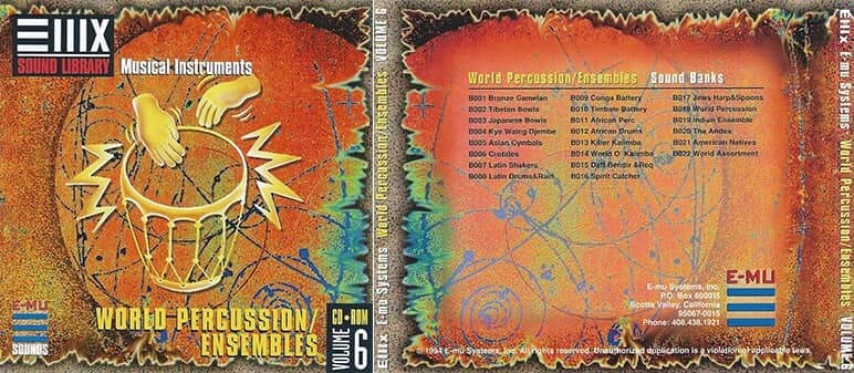 E-MU - Classic Series Vol. 06 - World Percussion-Ensembles