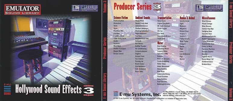 E-MU - Producer Series Vol. 3 - Hollywood Sound Effects