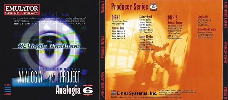 E-MU - Producer Series Vol. 6 - Analogia Project