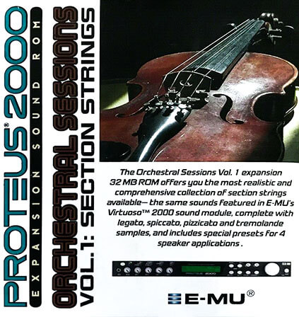 E-MU Orchestral Sessions Vol. 1 Expansion ROM