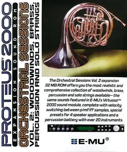 E-MU Orchestral Sessions Vol. 2 Expansion ROM