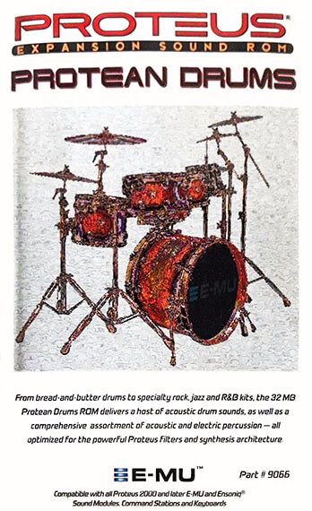 E-MU Protean Drums Expansion ROM