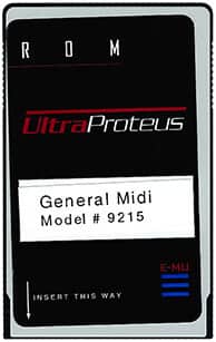 E-MU UltraProteus General MIDI ROM Card